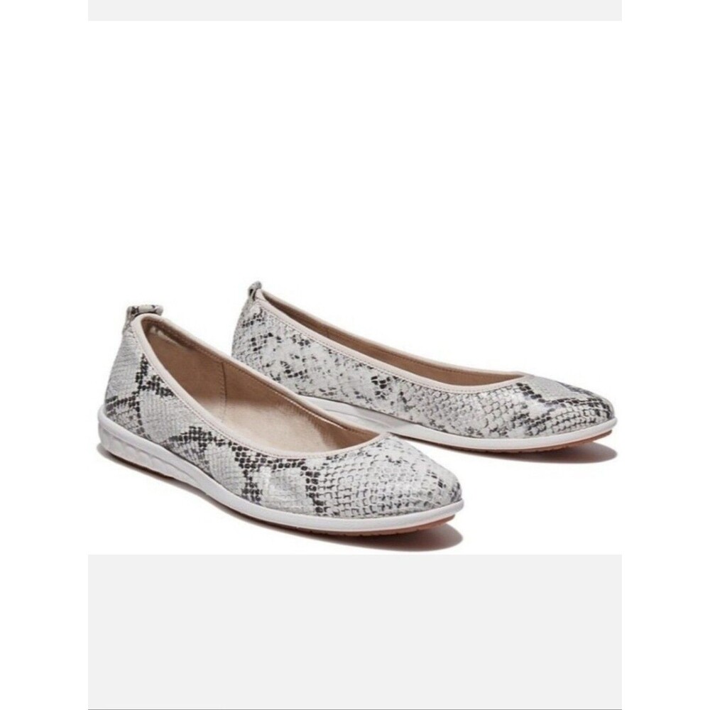 Timberland Women's Beige Snake Print Bradstreet Ballerina Flats Size 5.5